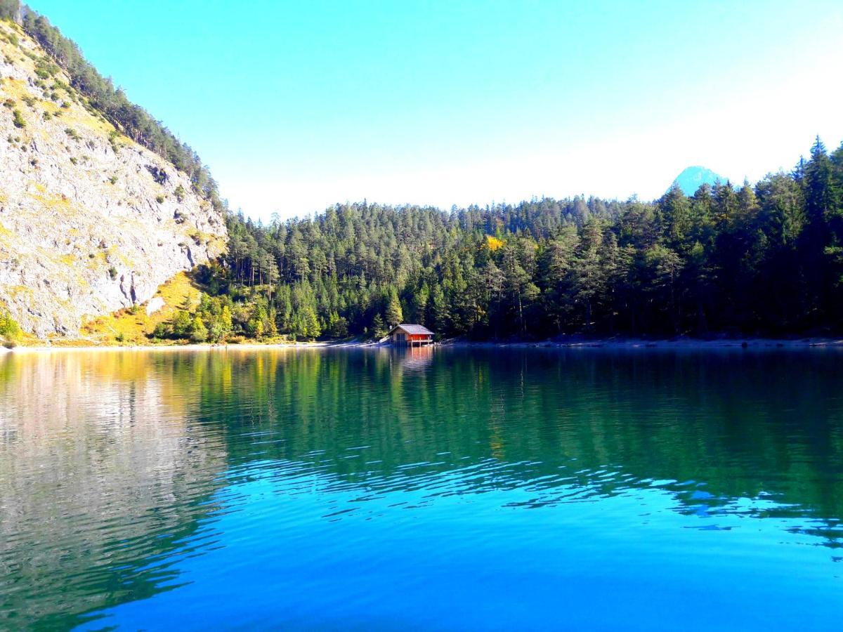 Appartement Gipfelblick- Tiroler Zugspitze Arena In ビーバーヴィアー エクステリア 写真