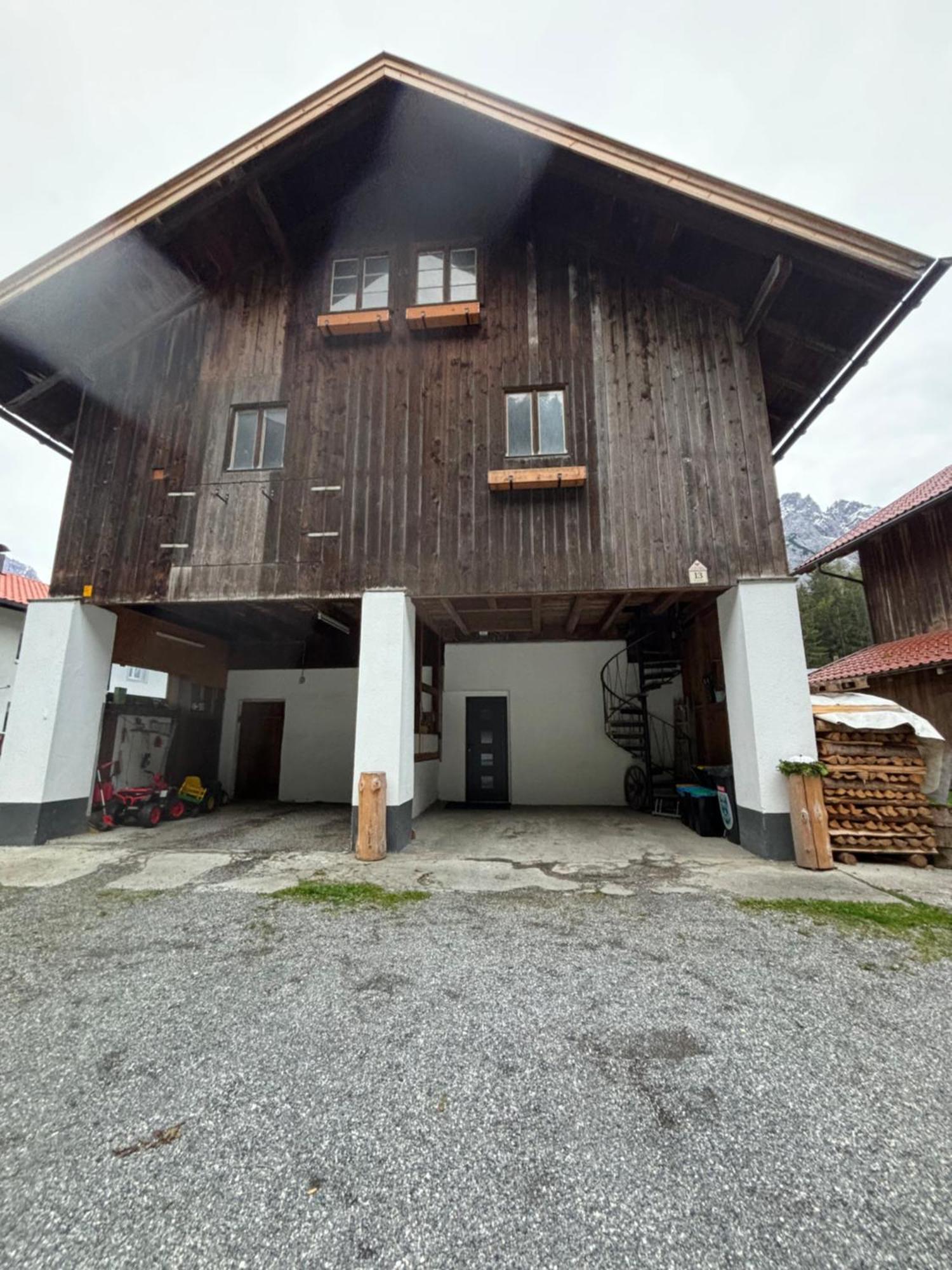 Appartement Gipfelblick- Tiroler Zugspitze Arena In ビーバーヴィアー エクステリア 写真