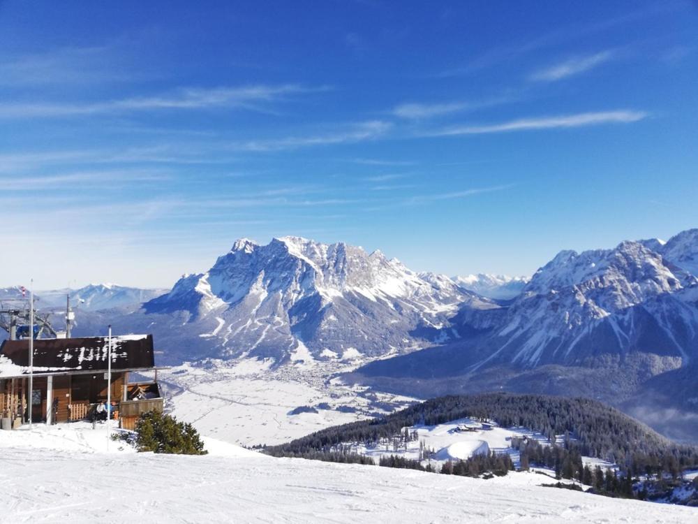 Appartement Gipfelblick- Tiroler Zugspitze Arena In ビーバーヴィアー エクステリア 写真