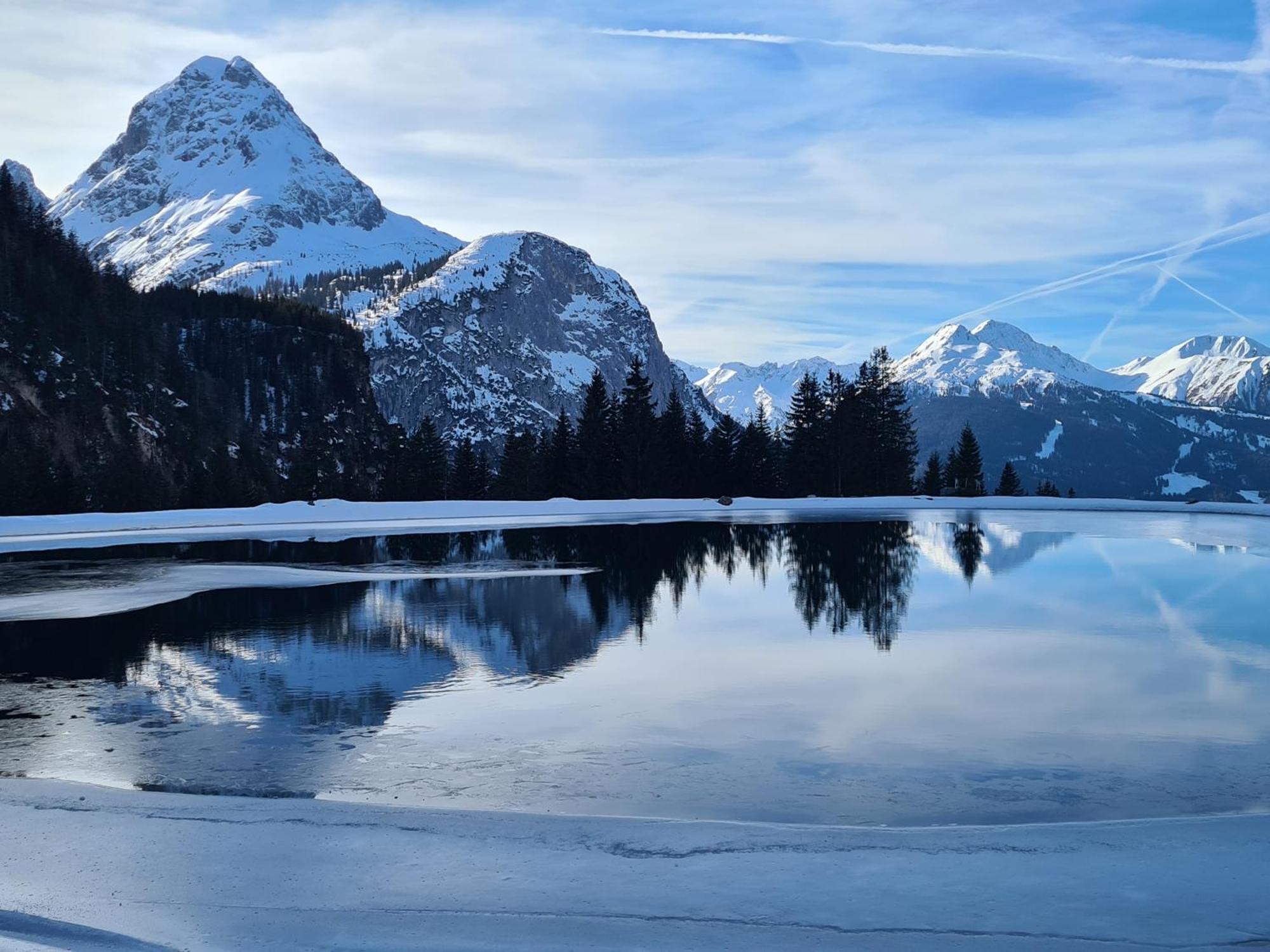 Appartement Gipfelblick- Tiroler Zugspitze Arena In ビーバーヴィアー エクステリア 写真