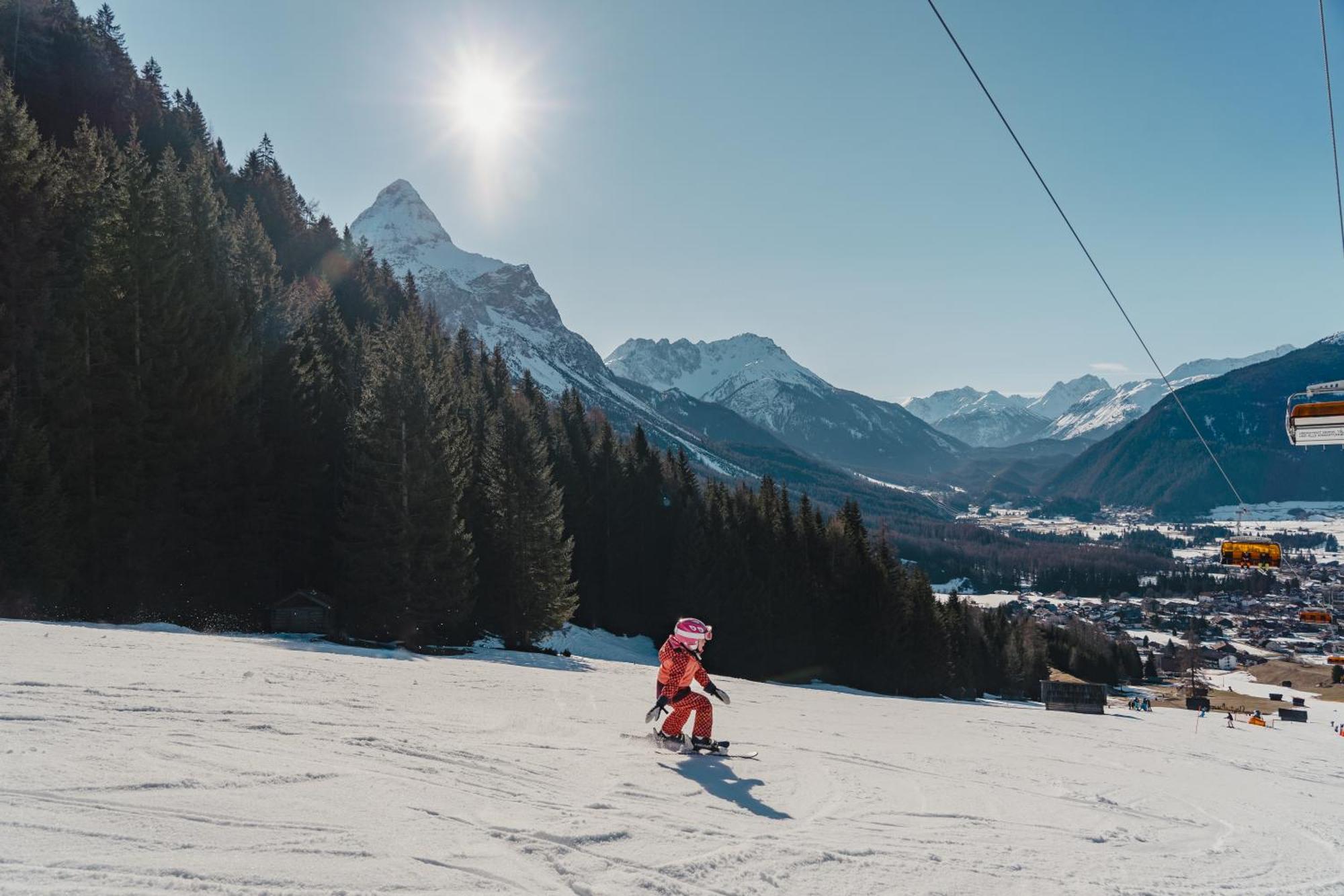 Appartement Gipfelblick- Tiroler Zugspitze Arena In ビーバーヴィアー エクステリア 写真